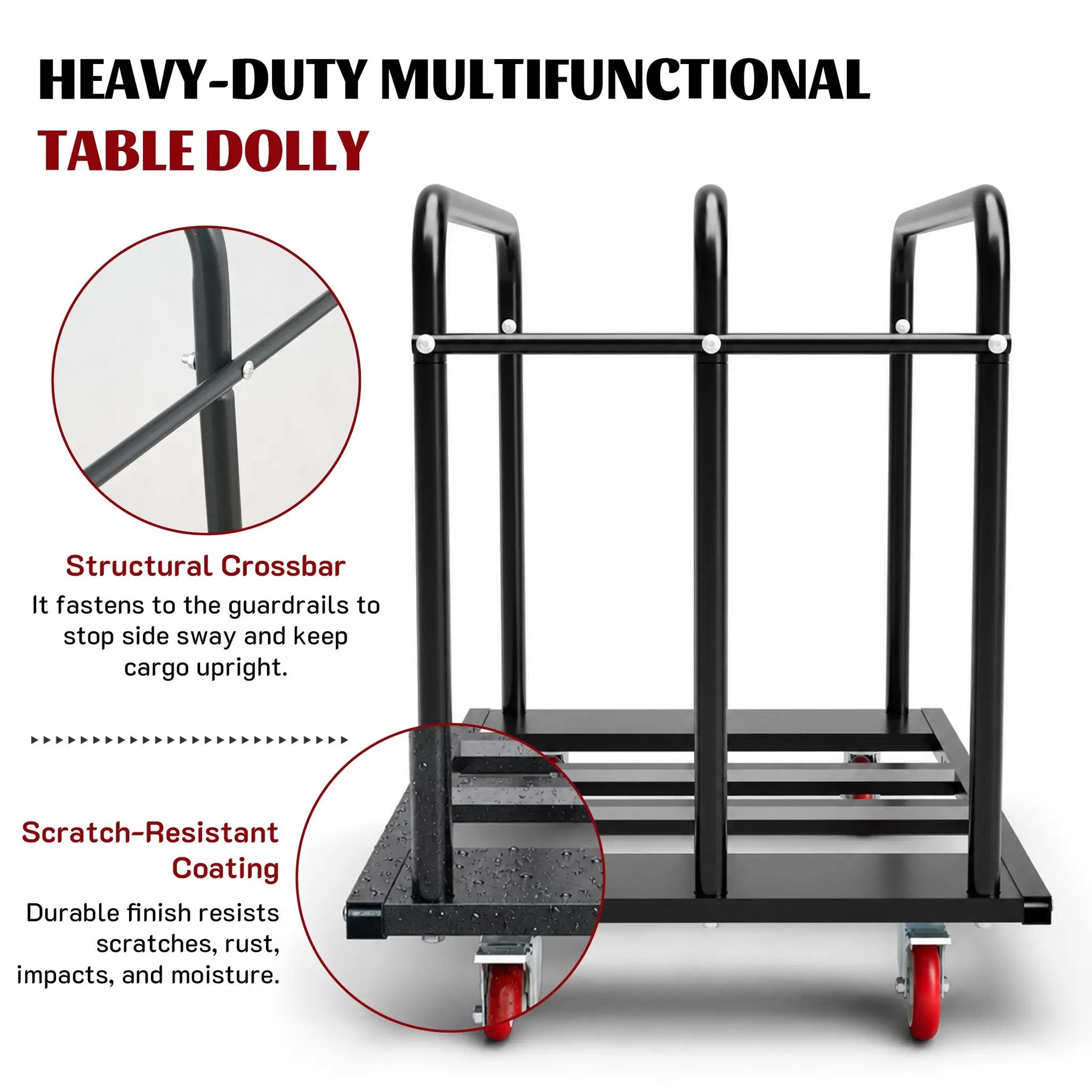 1000LBS Heavy Duty 2-in-1 Table Dolly by HouseOfZazla