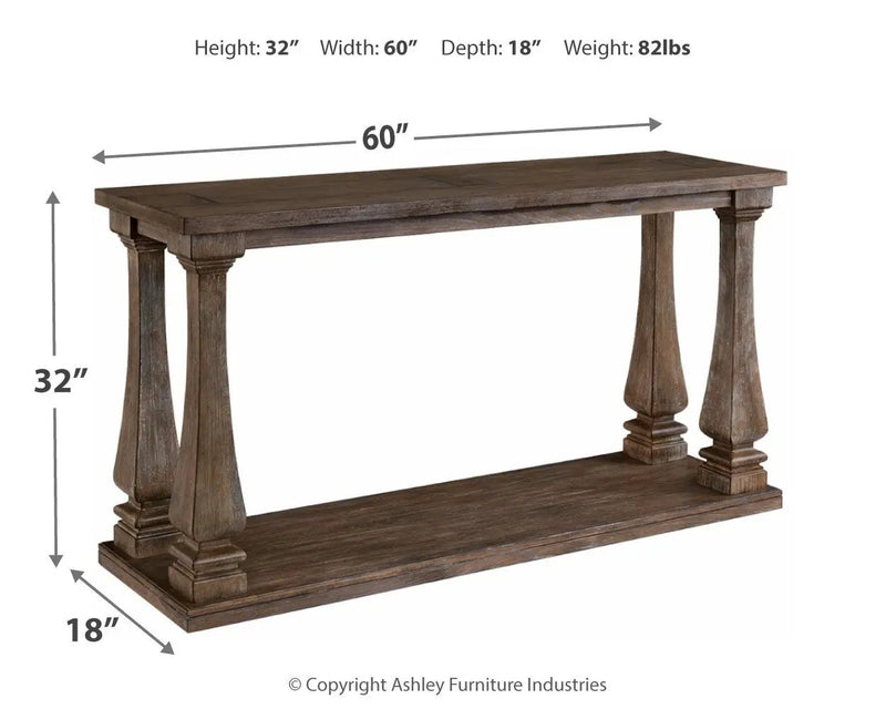 Johnelle - Sofa Table - Gray by Unique Piece Furniture