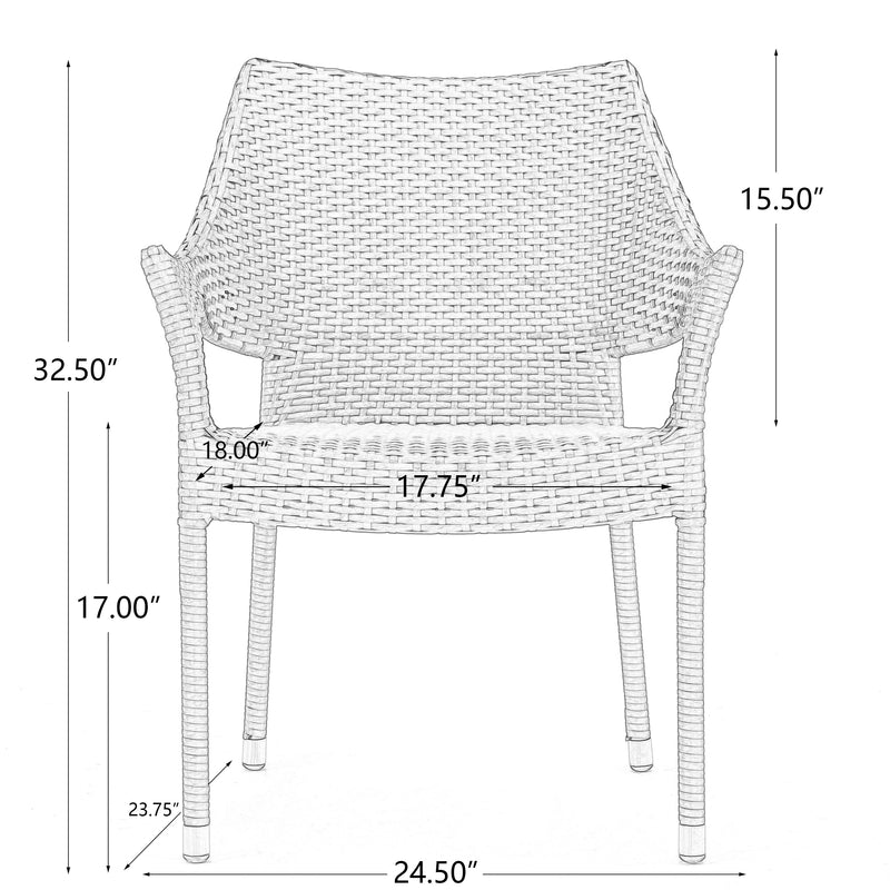 9 PCS Outdoor Dining Set with 64" Solid Wood Table and Chairs by HouseOfZazla