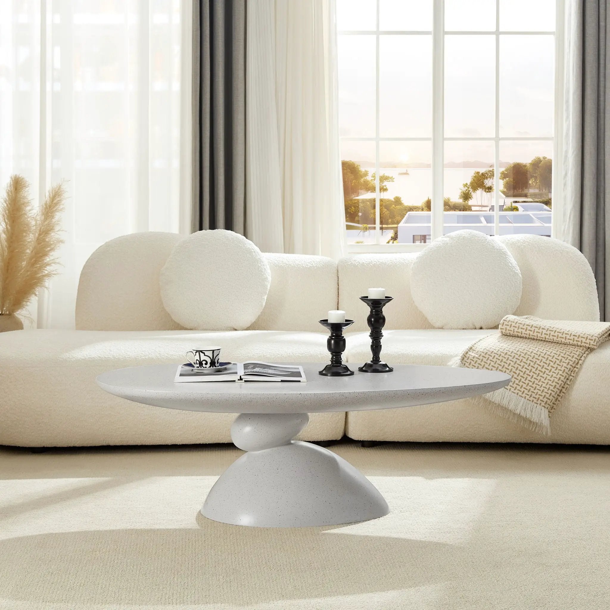 Lucky Stone Shaped Table by HouseOfZazla