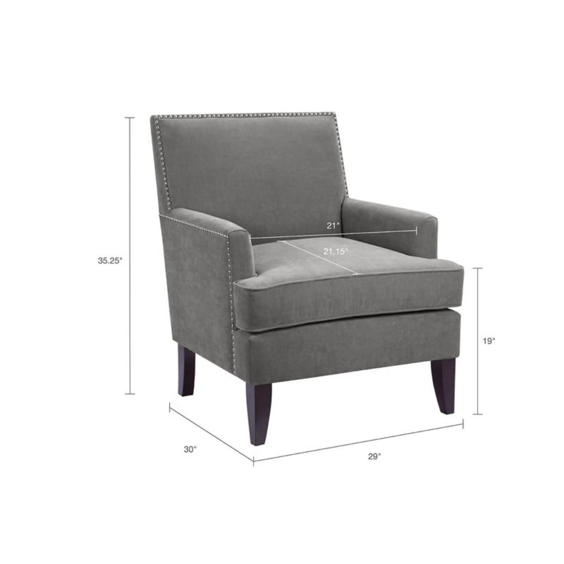 Colton - Track Arm Club Chair With Nailhead Trim by Unique Piece Furniture
