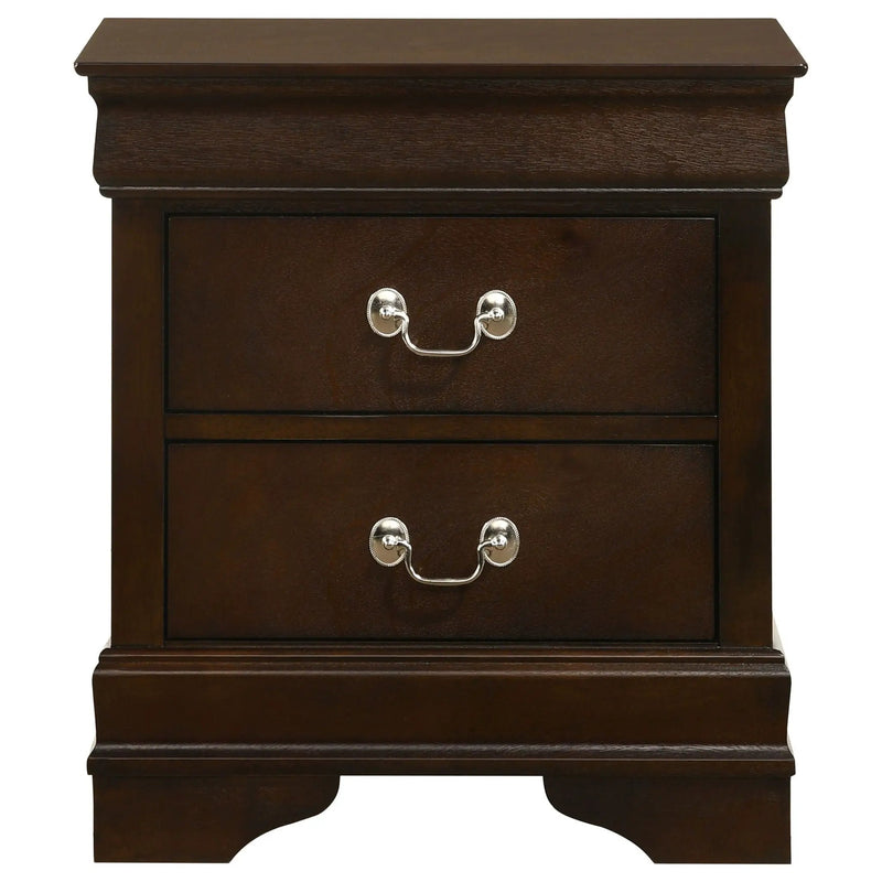 Louis Philippe 5-piece Eastern King Bedroom Set Cappuccino by Unique Piece Furniture