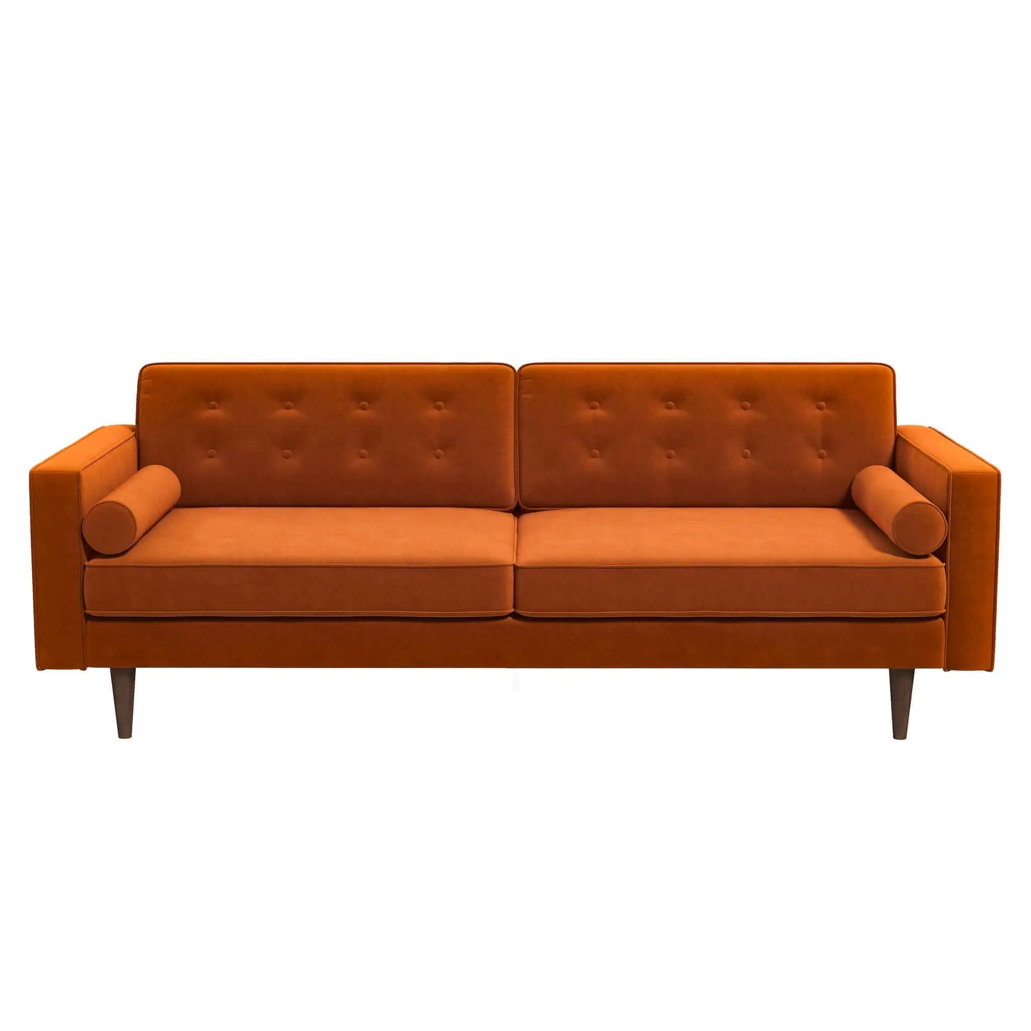 Mid Century Modern Velvet Sofa by HouseOfZazla