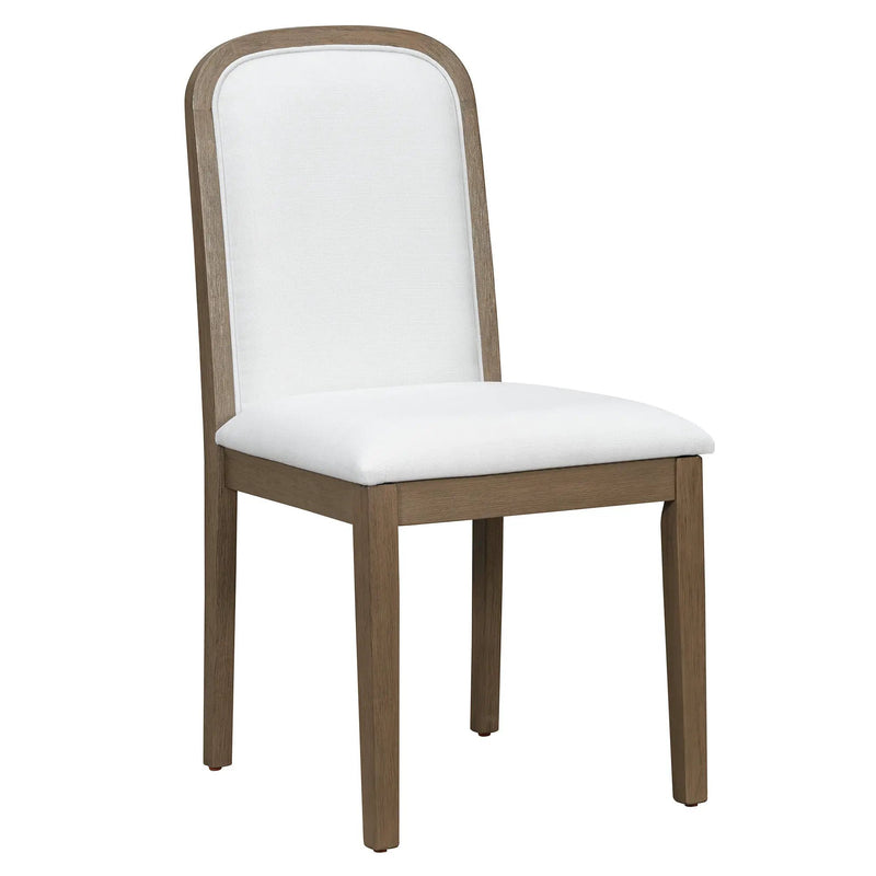 TREXM Vintage Style Dining Chair Set with 4 Upholstered Chairs by HouseOfZazla