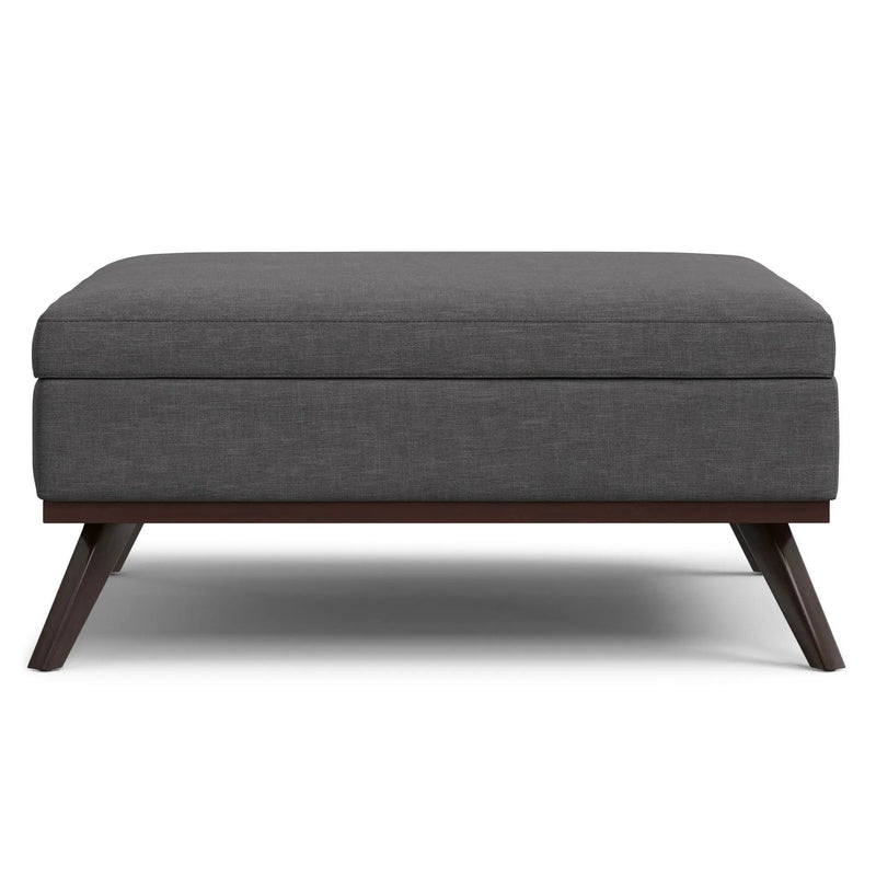 Owen - Multifunctional Square Coffee Table Storage Ottoman by HouseOfZazla