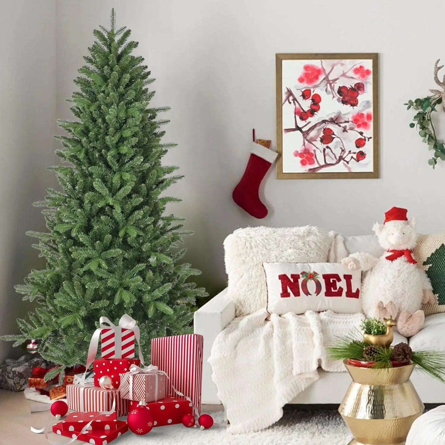 6ft Artificial Christmas Tree with 1168 Branch Tips by HouseOfZazla