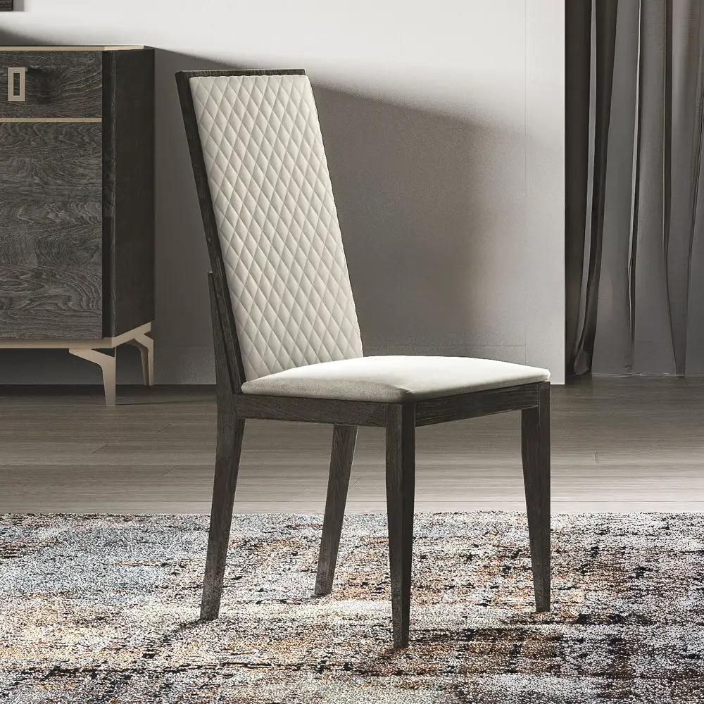 Venezia - Synthetic Leather Side Chair (Set of 2) - Gray by Unique Piece Furniture