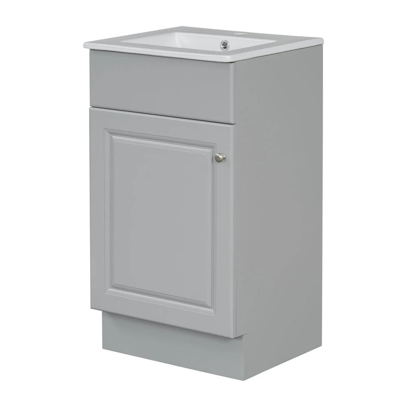 Bathroom Vanity With Sink, Cabinet With Adjustable Shelf