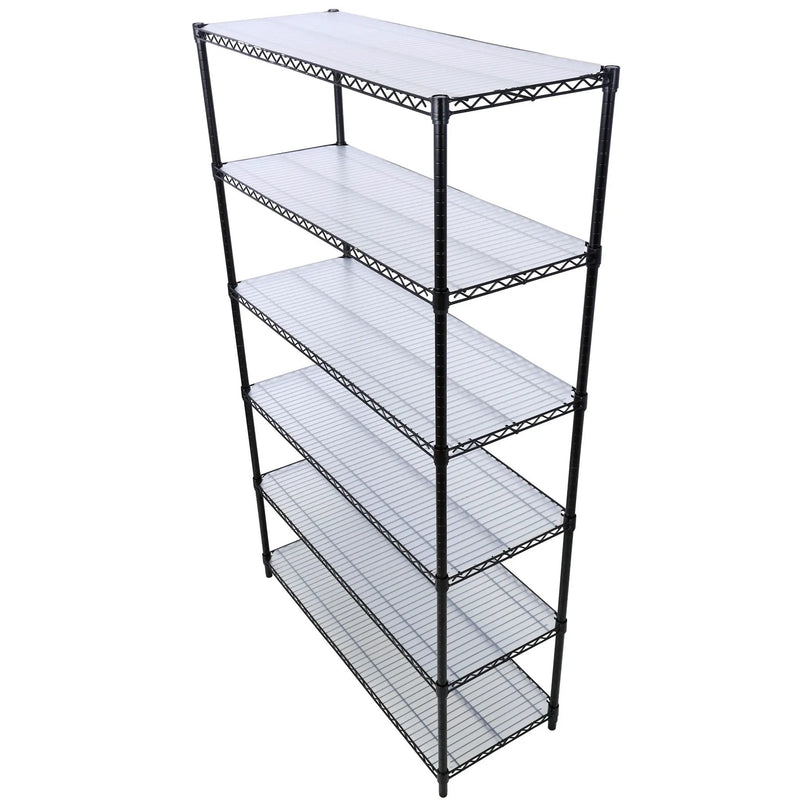 6 Tier 6000Lbs Capacity Nsf Metal Shelf Wire Shelving Unit, Heavy Duty Adjustable Storage Rack With Wheels & Shelf Liners For Commercial Grade Utility Steel Storage Rack by HouseOfZazla