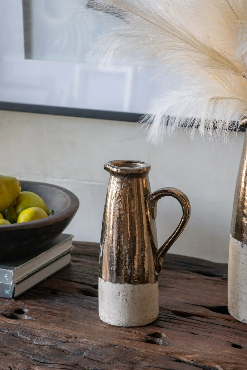 Candia - Terracotta Pitcher by HouseOfZazla