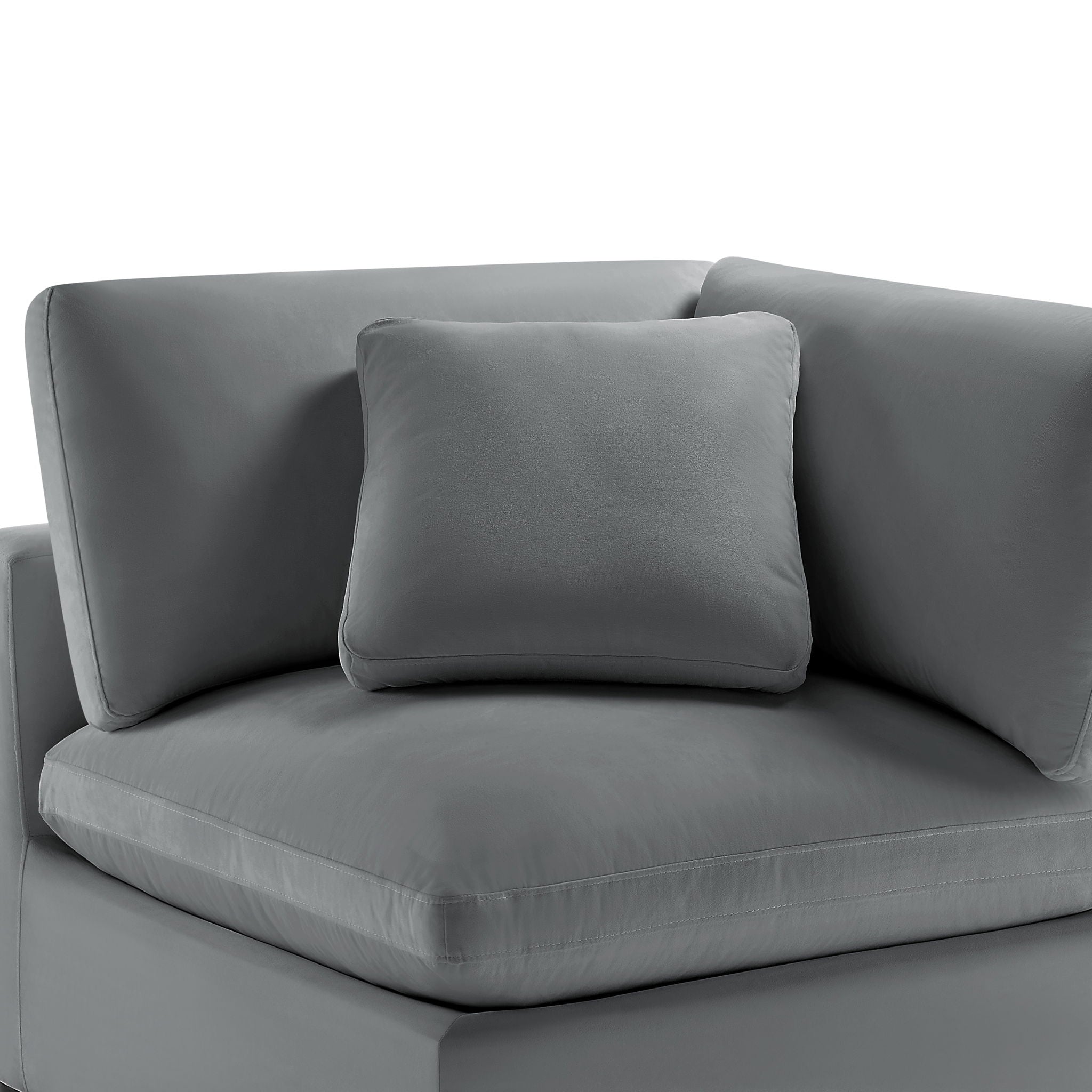 Caylie - Modular 2 Piece Sofa - Charcoal by HouseOfZazla