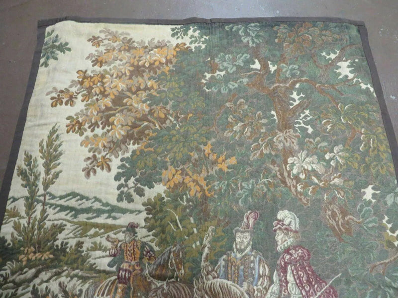 4' X 5' Vintage Tapestry Belgium Hand Loomed Victorian Nice 90f by Jewel Rugs