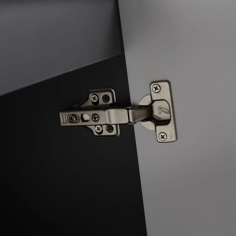 Contemporary Freestanding Bathroom Vanity With Resin Sink & Soft-Close Cabinet Doors by HouseOfZazla