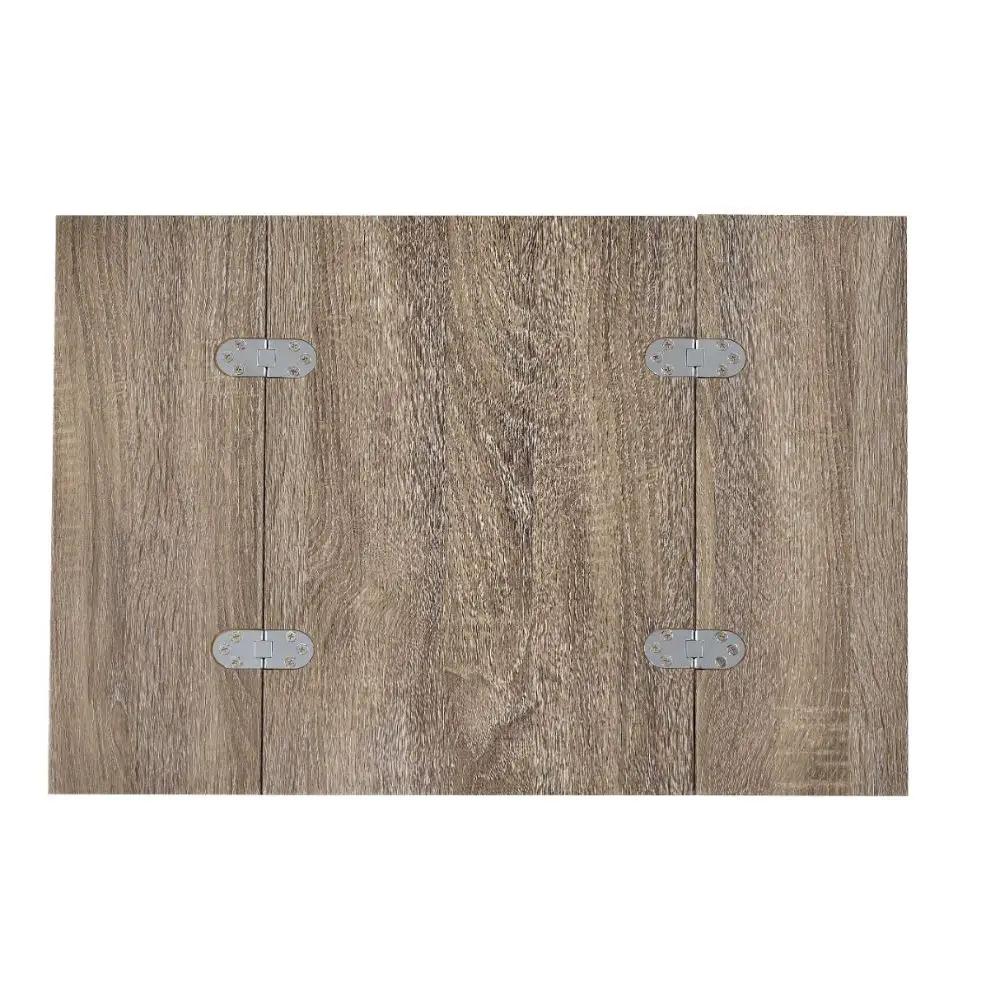Danson - Accent Table - Weathered Oak & Chrome by Unique Piece Furniture