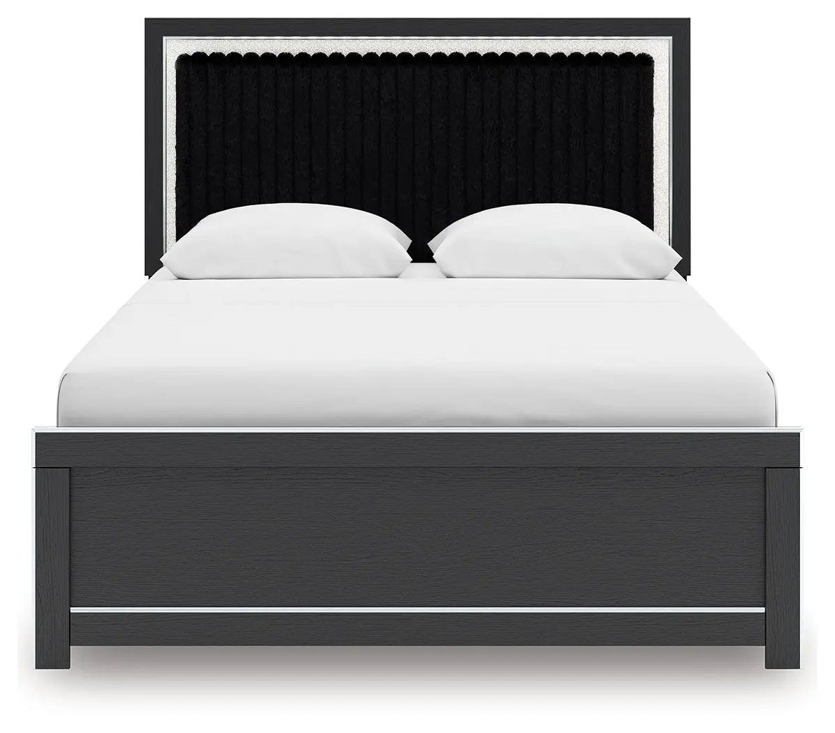 Zuraleus - Upholstered Panel Platform Bed With Roll Slats by Unique Piece Furniture