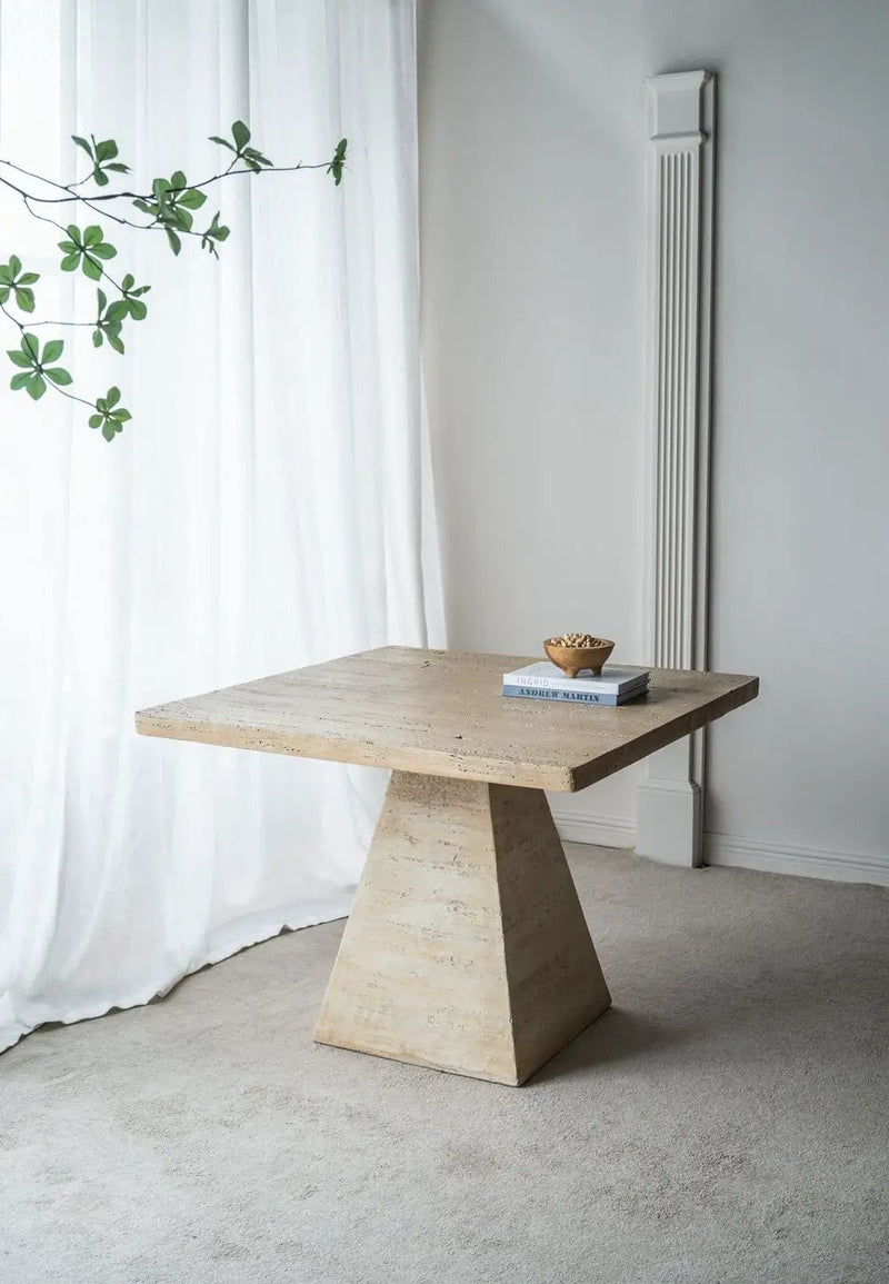 Square Dining Table With Pedestal Base by HouseOfZazla