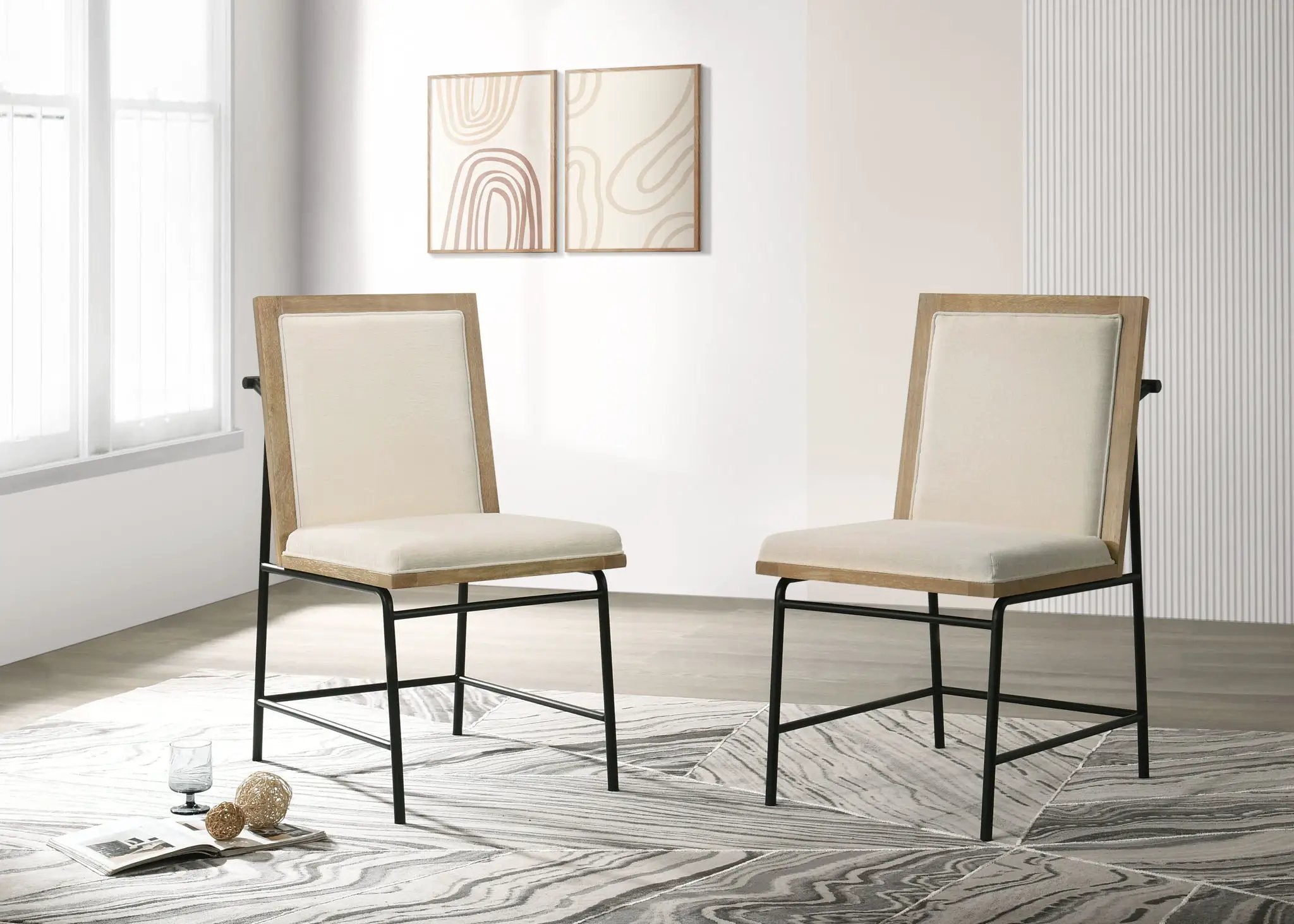 Torrance - Dining Chairs (Set of 2) - Oak Finish by Unique Piece Furniture