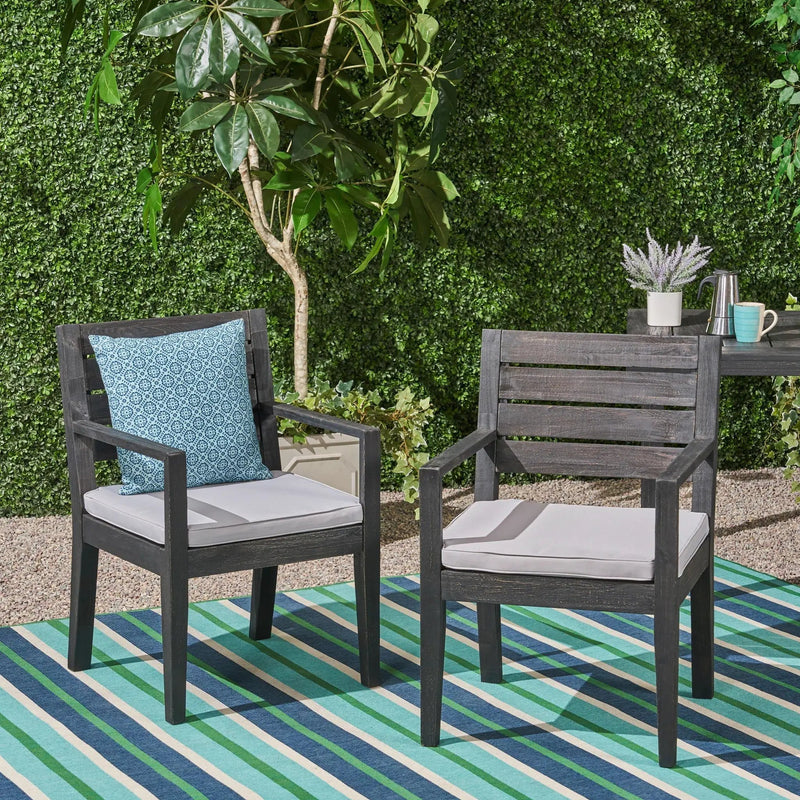 Outdoor Elegant Design Dining Chair (Set of 2) by HouseOfZazla