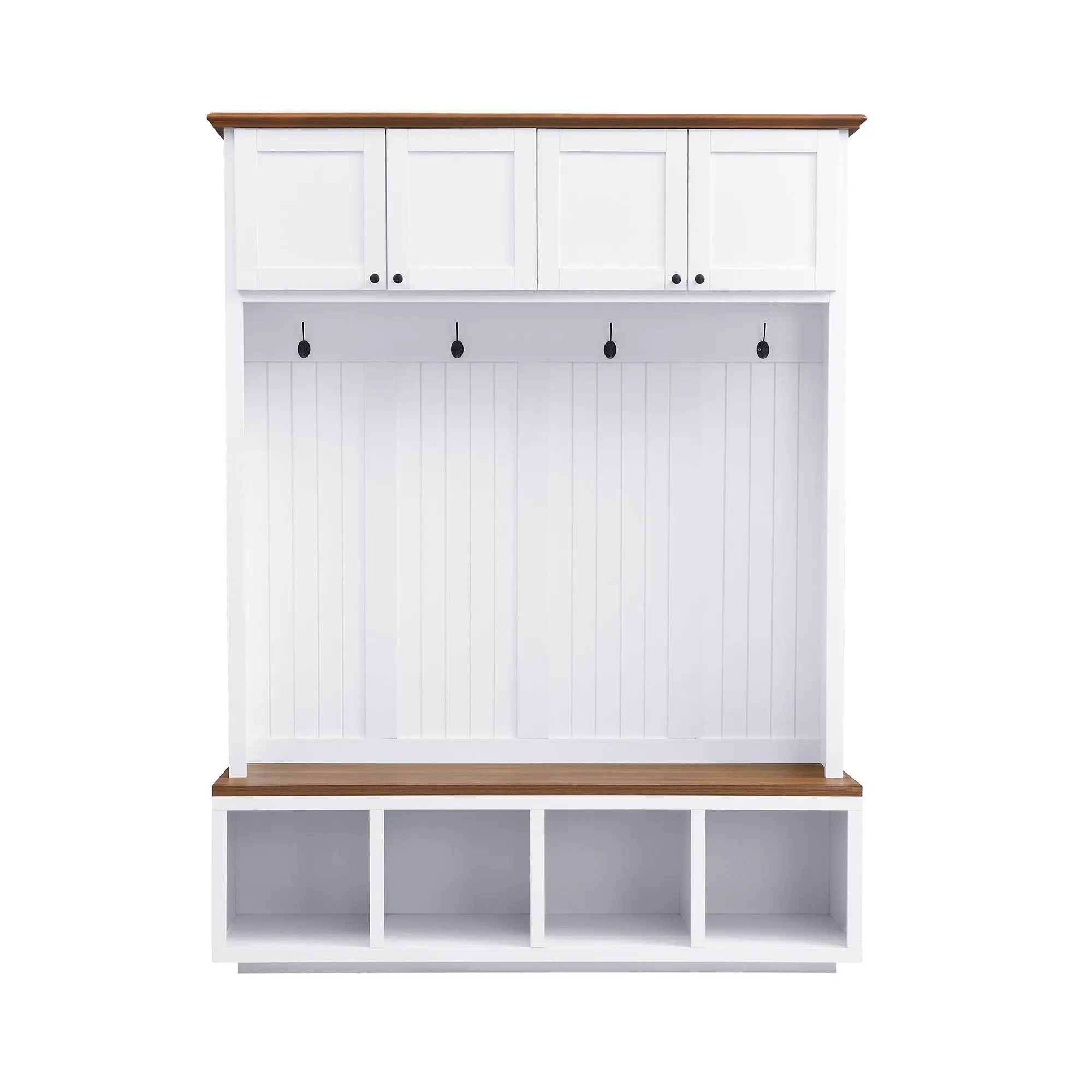Entryway Hall Tree With Bench And Storage by Unique Piece Furniture