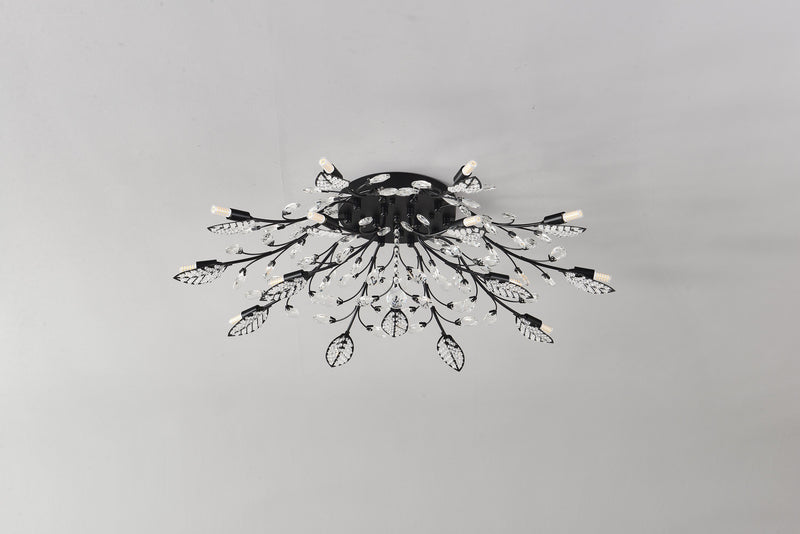 15-Light Chandelier Crystal Ceiling Lamp by HouseOfZazla