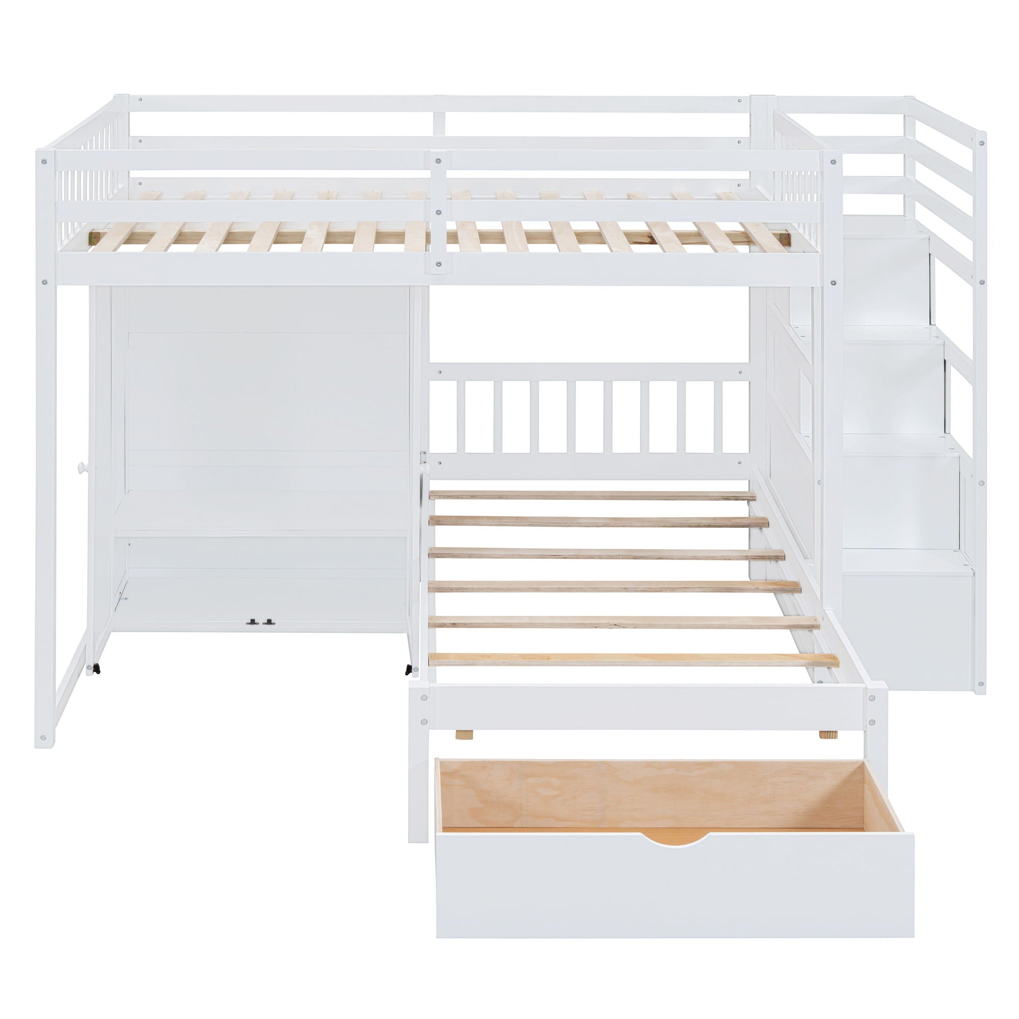 Bunk Bed With Wardrobe, Drawers by HouseOfZazla