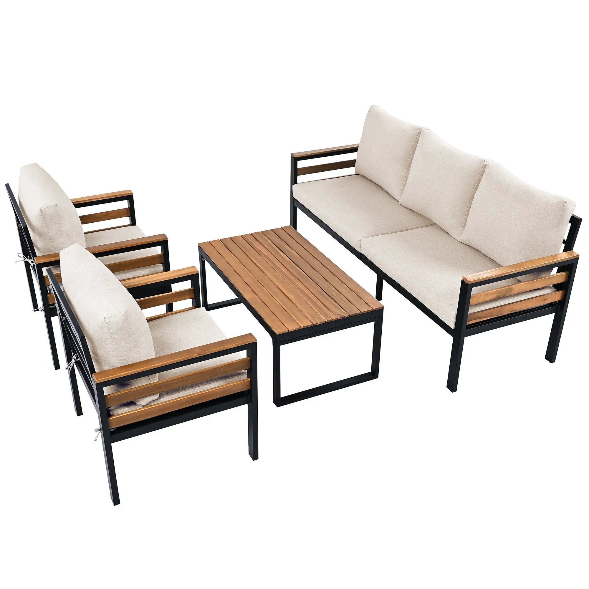 Go 4-Piece Outdoor Furniture Sofa Set by HouseOfZazla