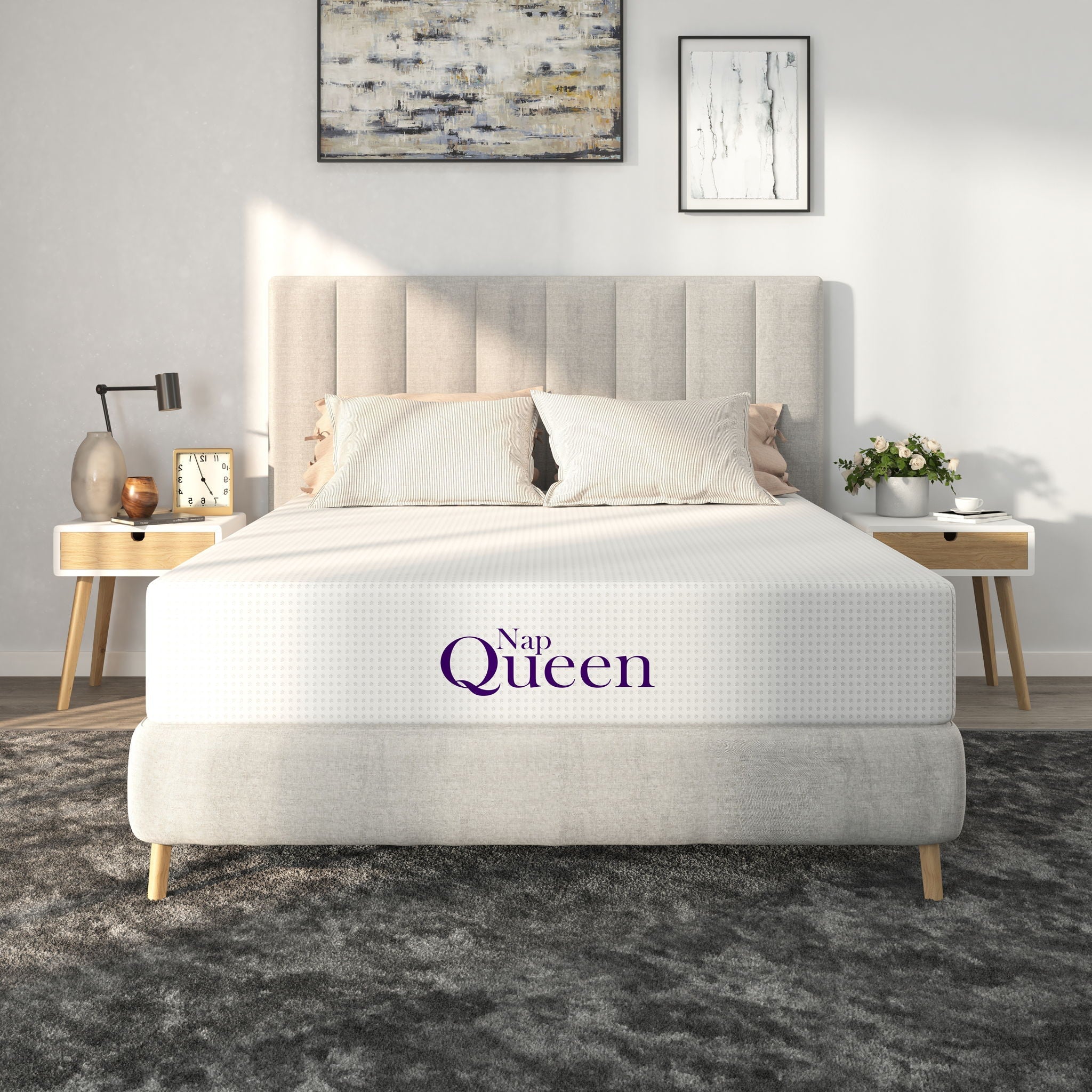 10" Charcoal Memory Foam Mattress by HouseOfZazla