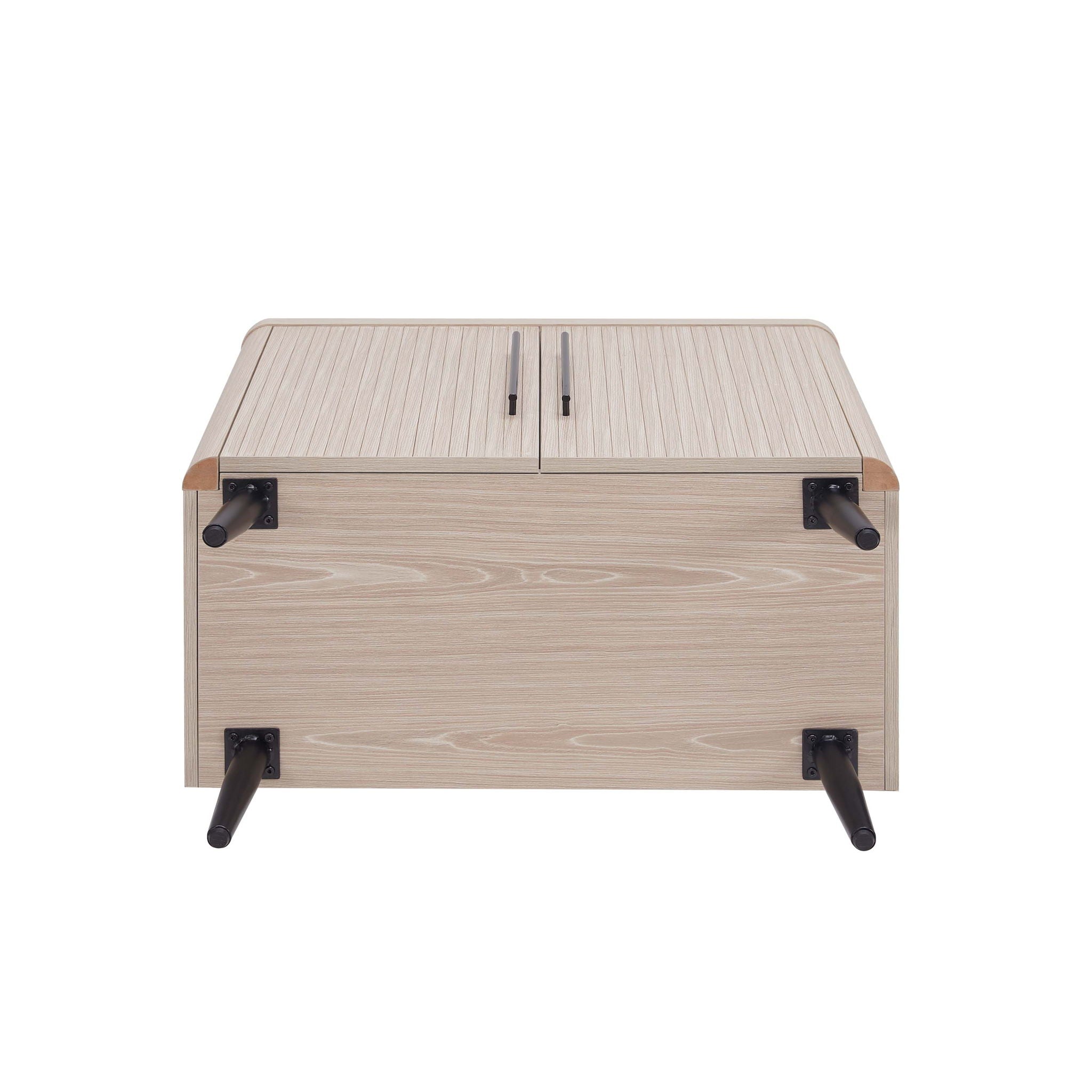 Jodie - Fluted Accent Cabinet - Oak by HouseOfZazla