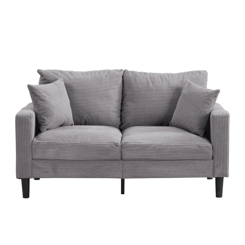 Modern Upholstered 2 Piece Sofa Set With 3 Seater And 2 Seater by Unique Piece Furniture