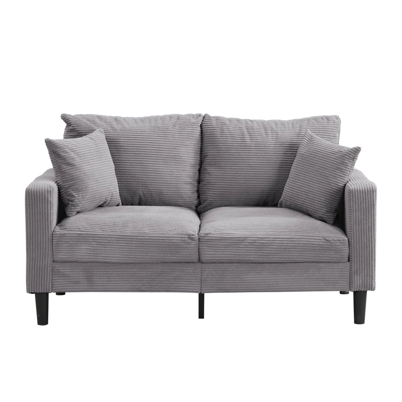 Modern Upholstered Loveseat Sofa, High Resilience by HouseOfZazla