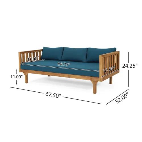 Acacia Wood Patio Furniture Set by HouseOfZazla