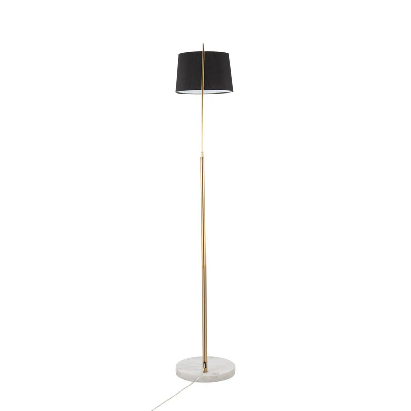 March - Contemporary Floor Lamp & Elegant Finish by HouseOfZazla