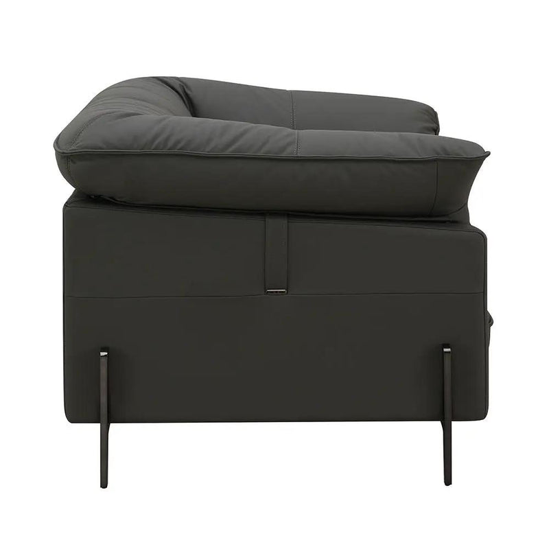Tadi - Chair - Black Top Grain Leather by Unique Piece Furniture