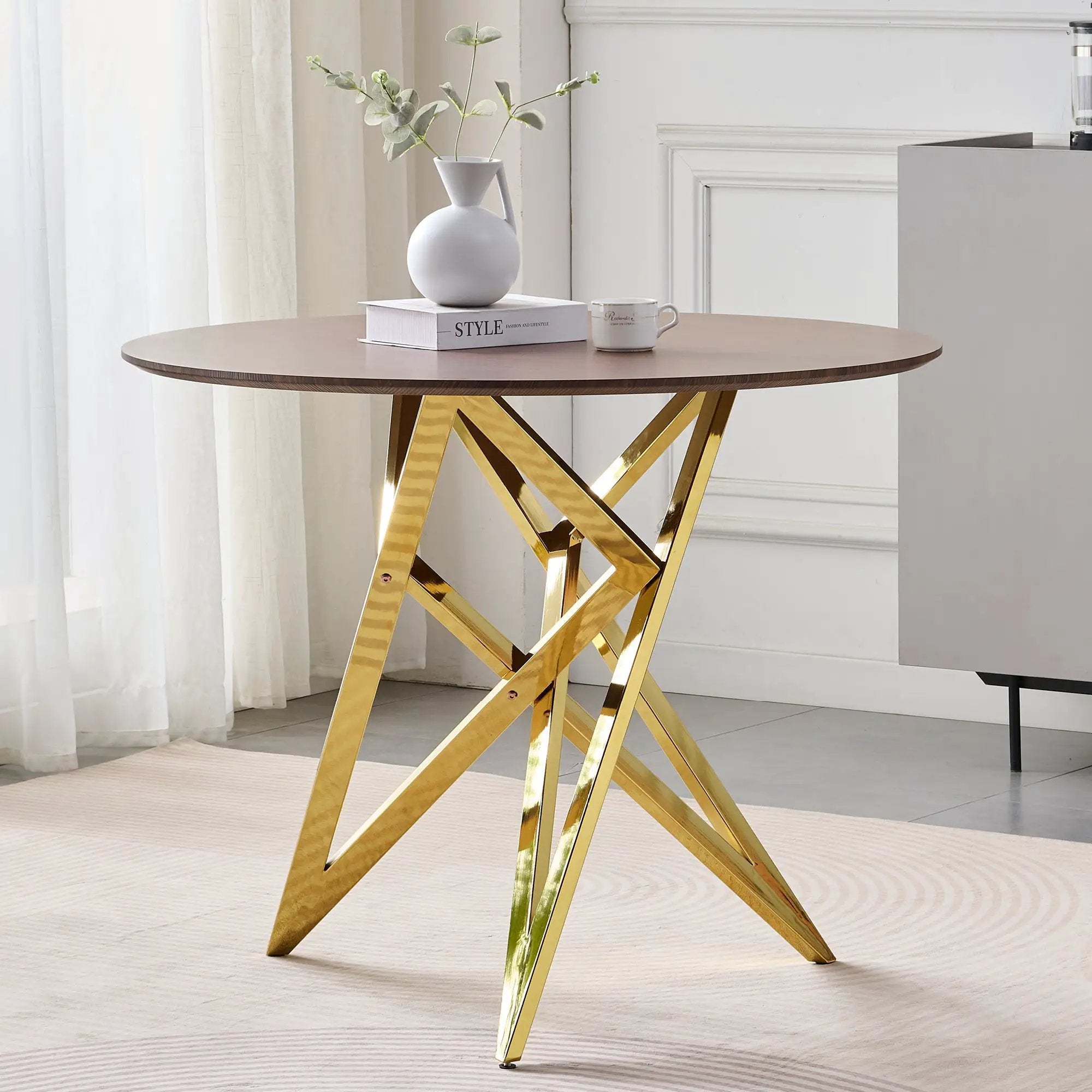 37 Inch Round Dining Table by HouseOfZazla