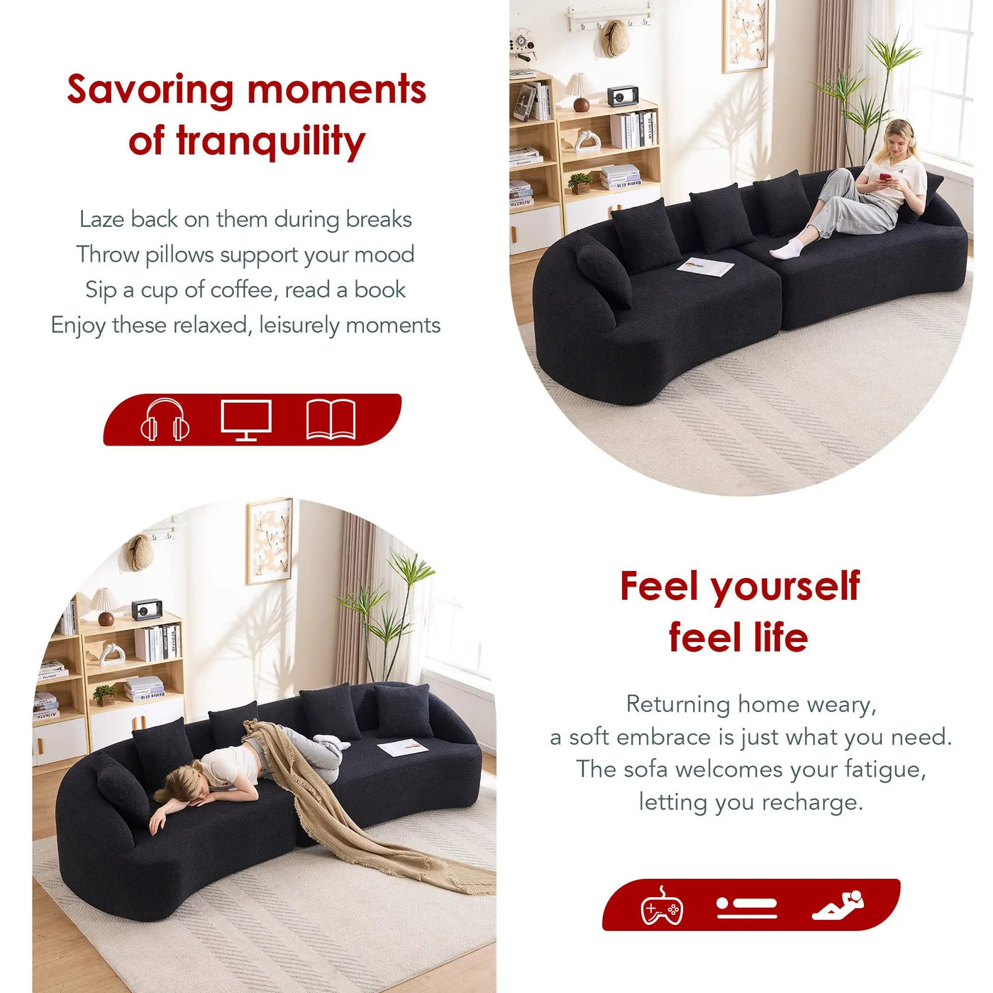 Compression Sponge Sofa by HouseOfZazla