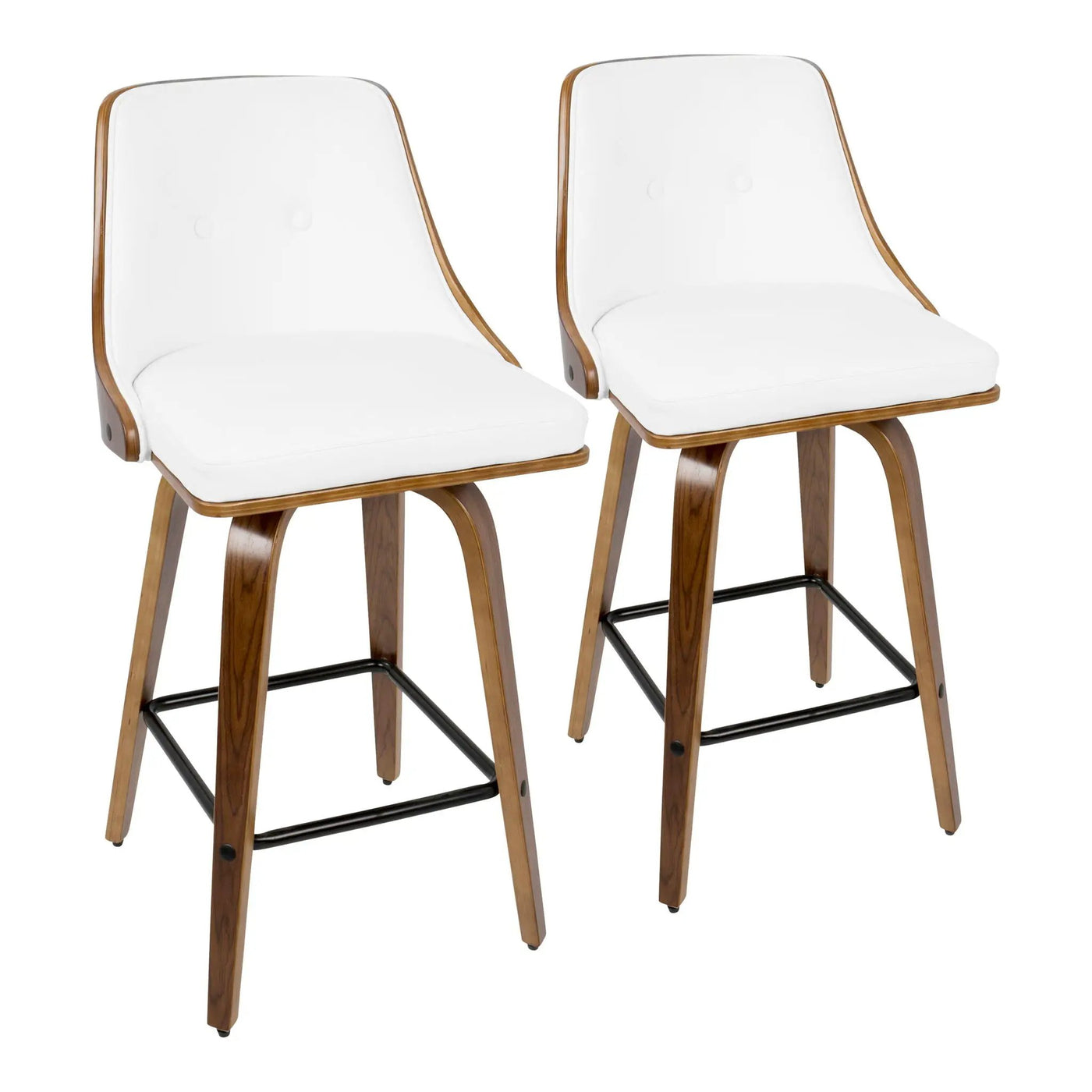 Gianna - Mid Century Modern Counter Stool (Set of 2) by HouseOfZazla