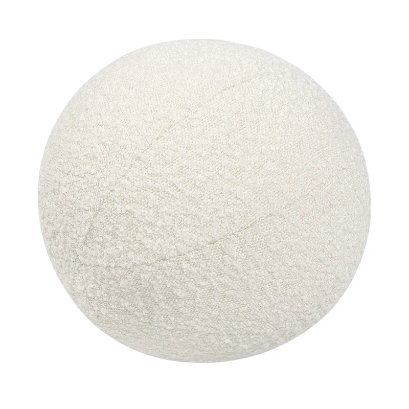 Luna - Round Sphere Accent Ball Throw Pillow by HouseOfZazla