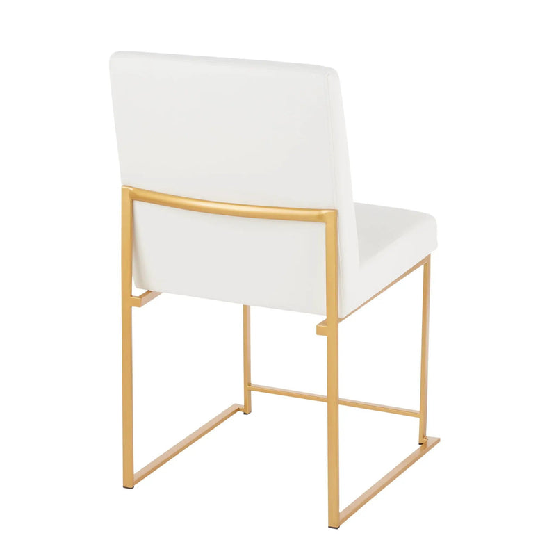 Fuji - Contemporary Stylish Frame, High Back Dining Chair (Set of 2) by Unique Piece Furniture