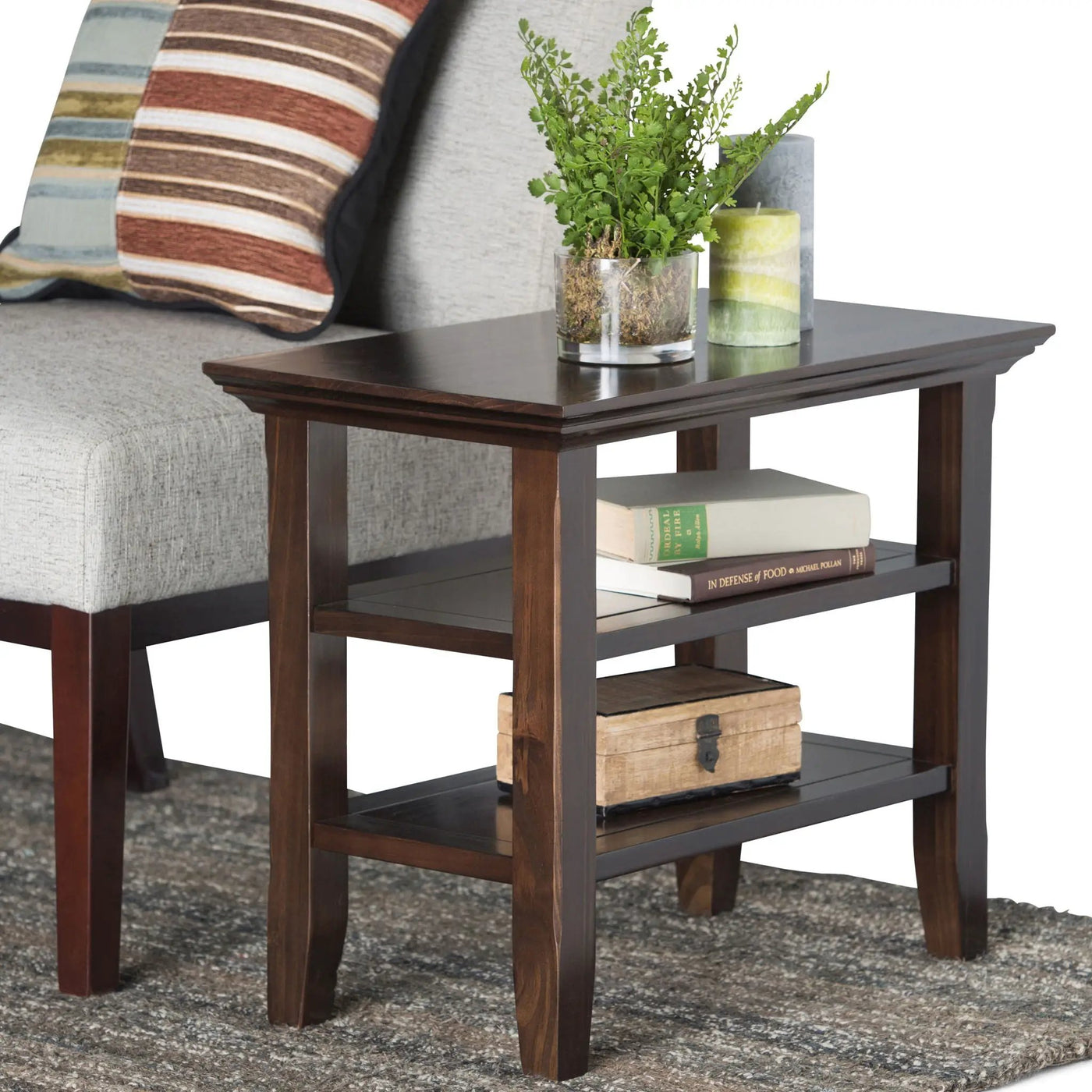 Acadian - Narrow Side Table, Handcrafted by Unique Piece Furniture