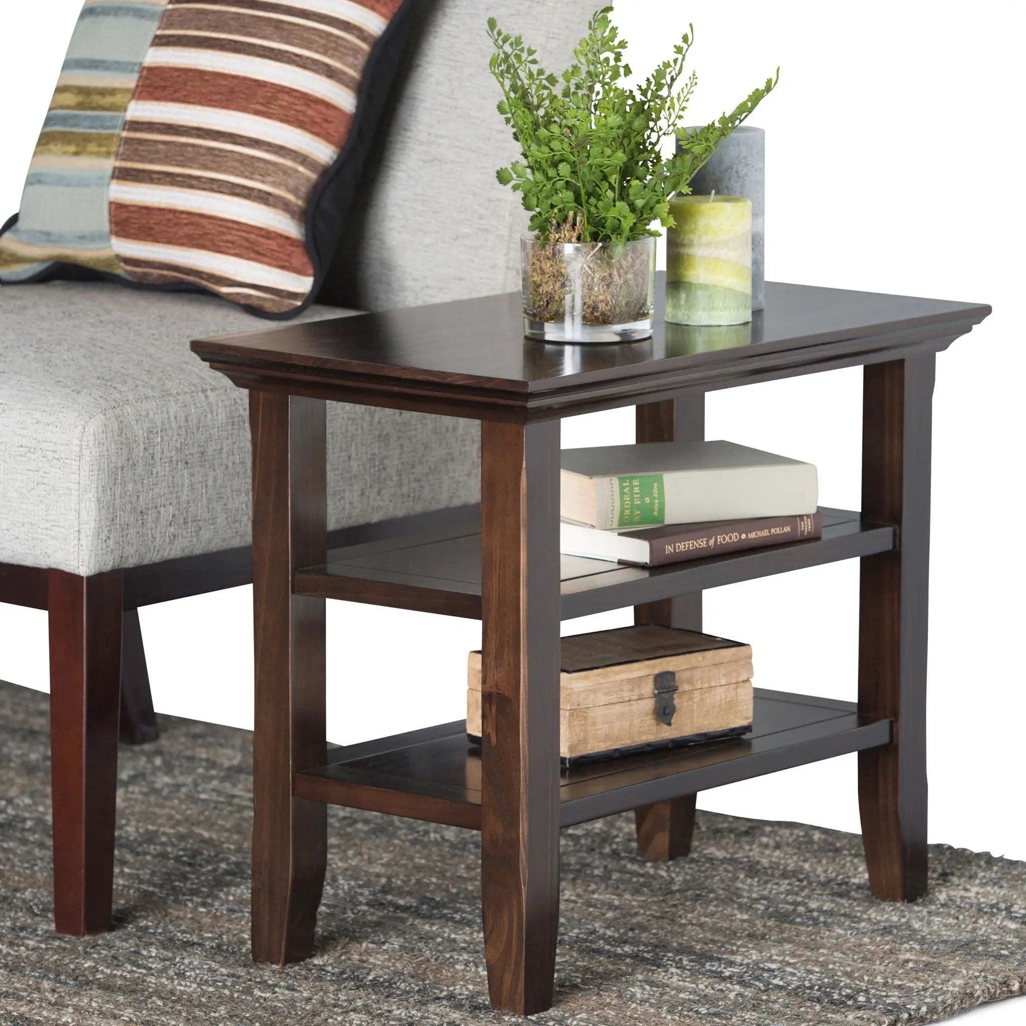 Acadian - Narrow Side Table, Handcrafted by Unique Piece Furniture