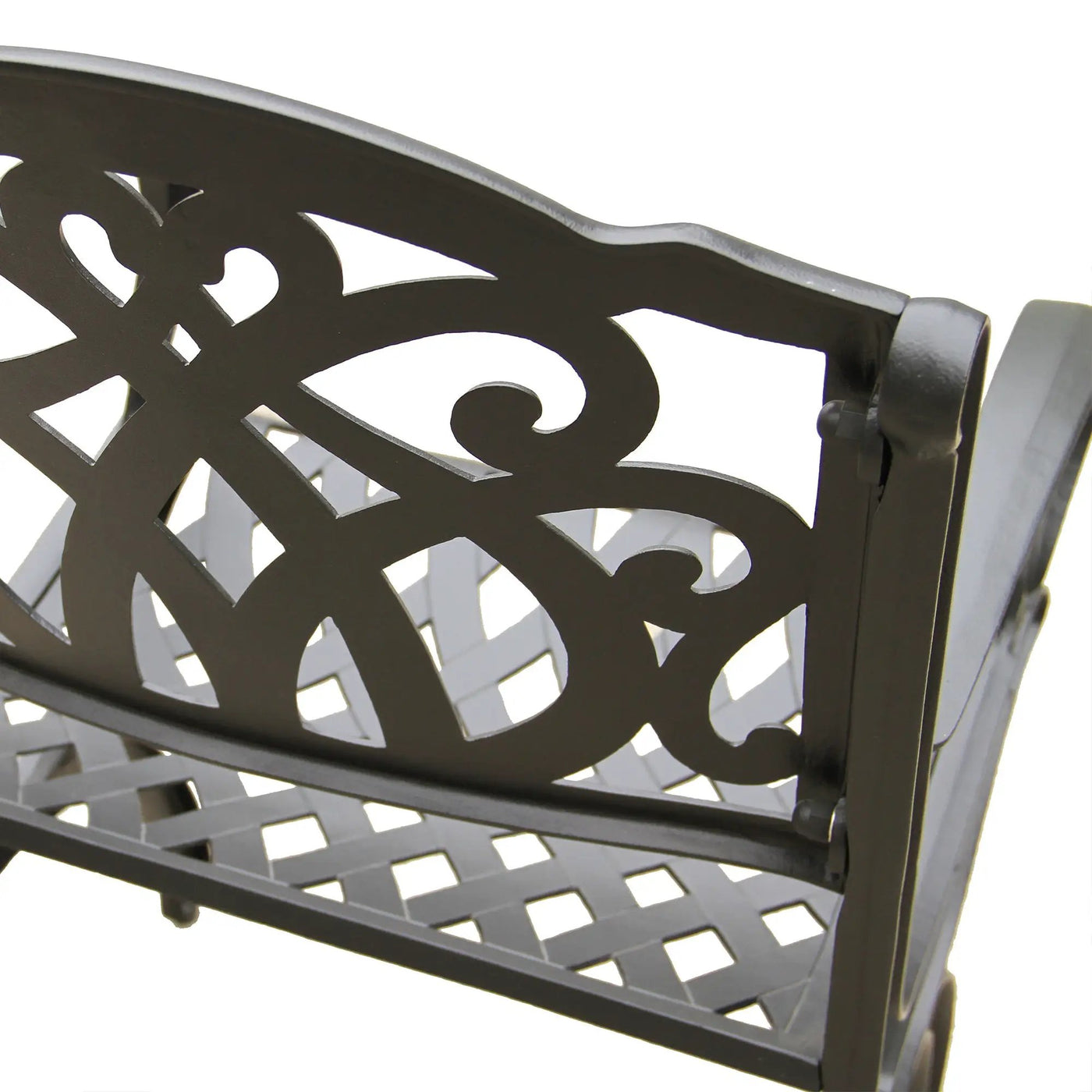 Outdoor Aluminum 5pc Round Patio Dining Set with Four Chairs by Sharicks