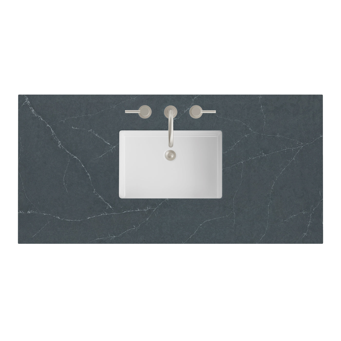 James Martin 48" Single Vanity Top with Charcoal Soapstone countertop