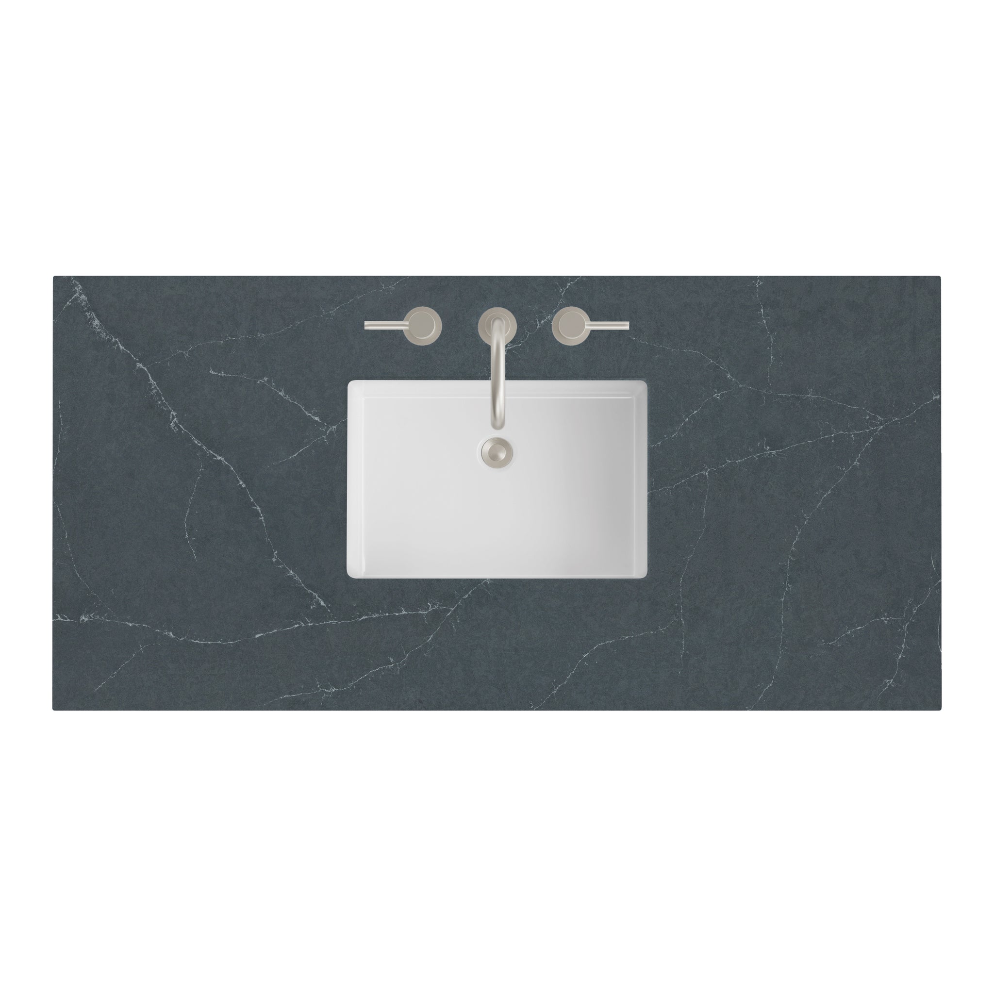 James Martin 48" Single Vanity Top with Charcoal Soapstone countertop