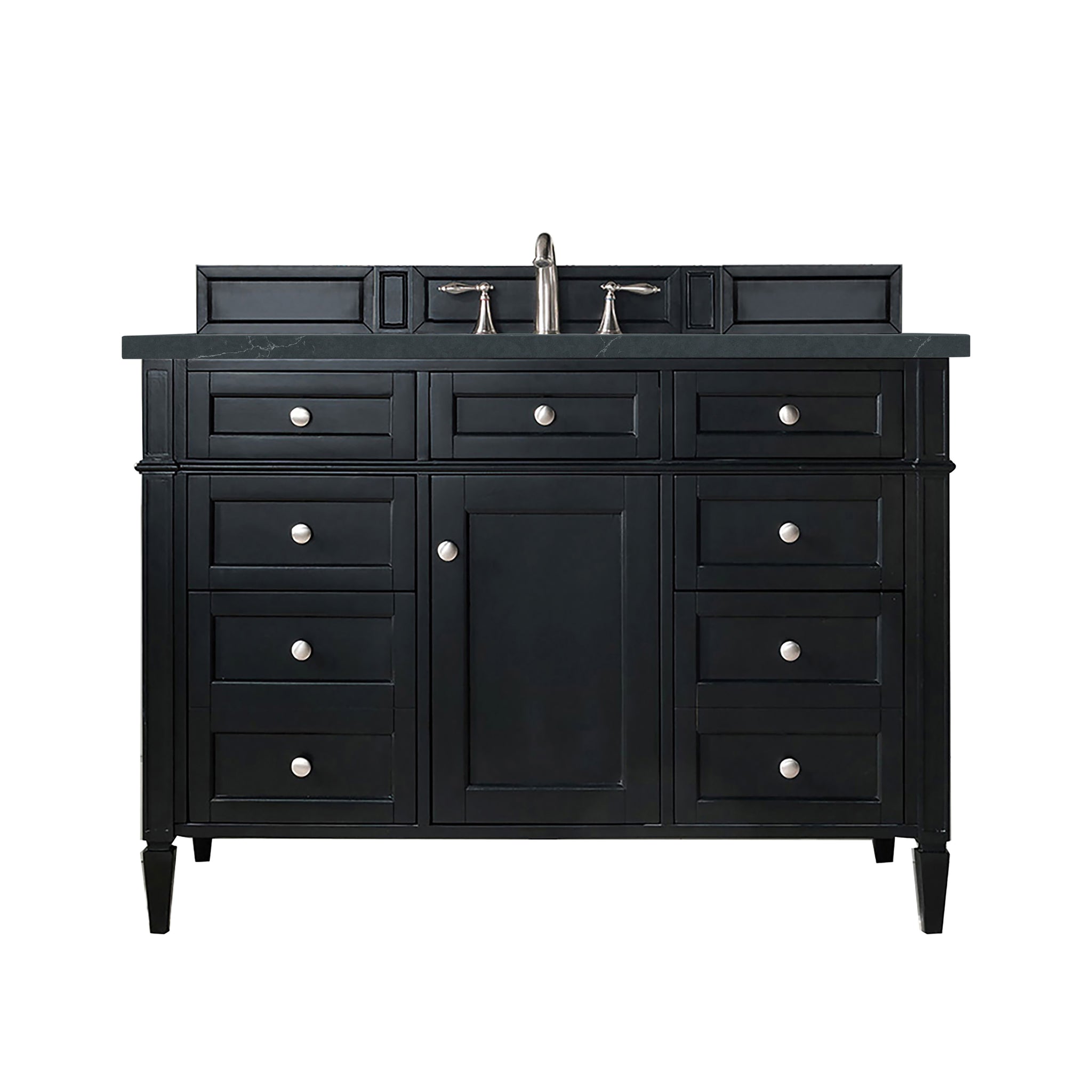 James Martin Brittany 48" Single Bathroom Vanity, Black Onyx, view 34