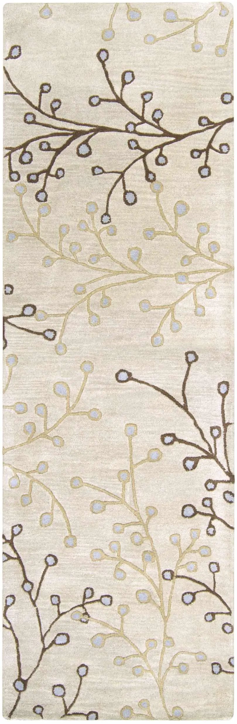 Elsu Beige&Gray Wool Rug, photo 3 of 15