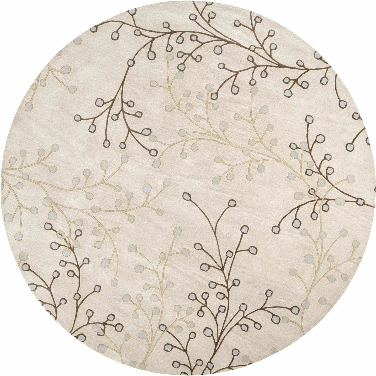 Elsu Beige&Gray Wool Rug, photo 4 of 15