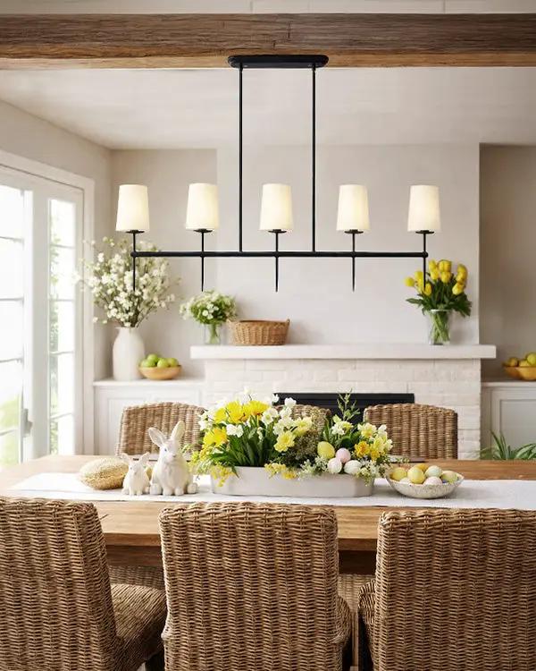 5 Light Linear Chandelier by Decor Steals