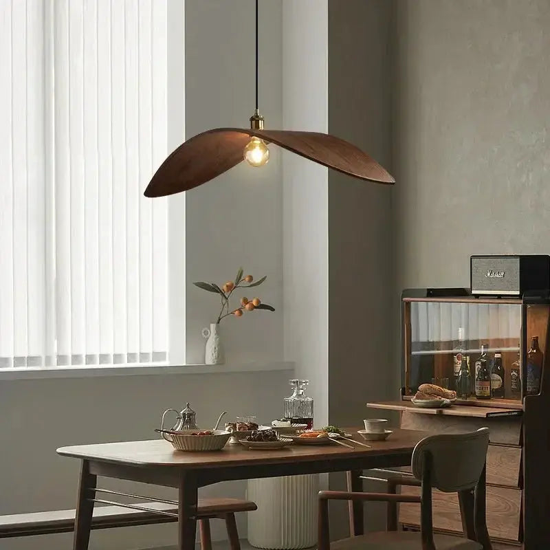 Chandelier - Modern Walnut Pendant by House Of Avana