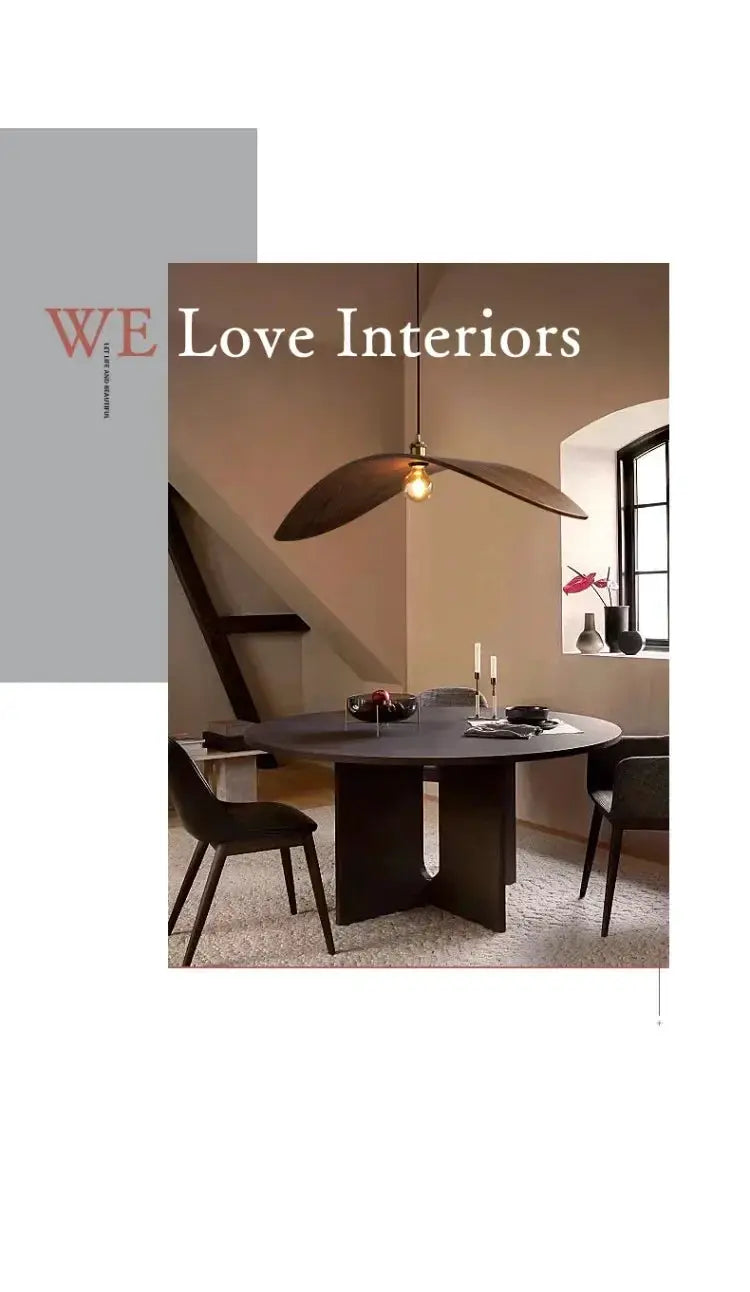 Chandelier - Modern Walnut Pendant by House Of Avana