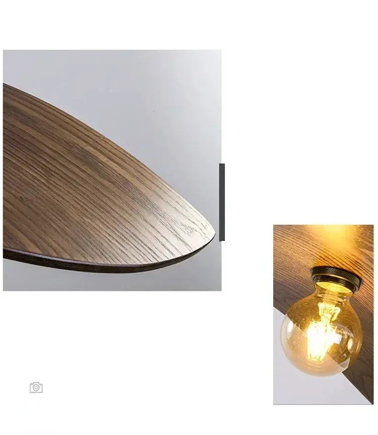 Chandelier - Modern Walnut Pendant by House Of Avana